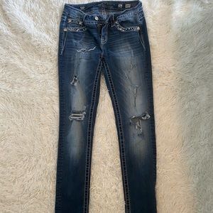 Distressed Miss Me Jeans